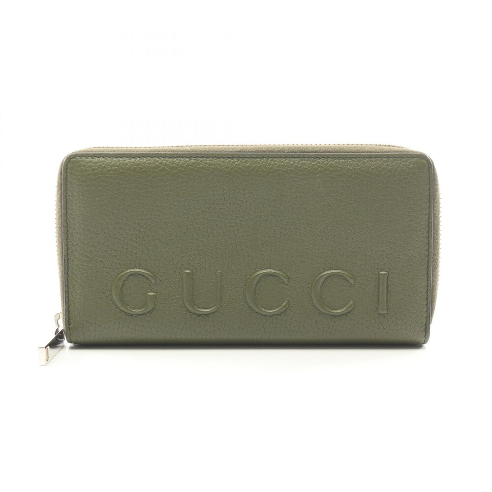 Gucci Logo Zip Around Long Wallet Purse #322125G44B